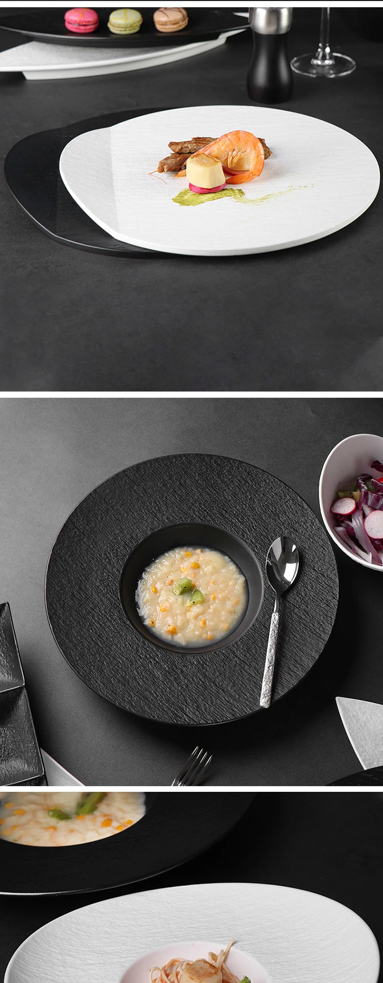 Wholesale Nordic Vajillas Porcelain Ceramic Dinnerware Set for Restaurants Hotels