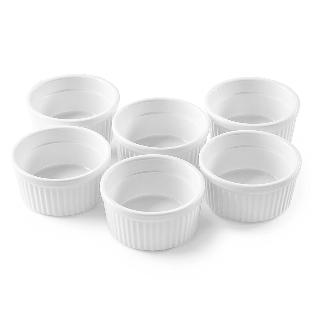Wholesale 4 Oz. Ceramic Porcelain Ramekins, Set of 6