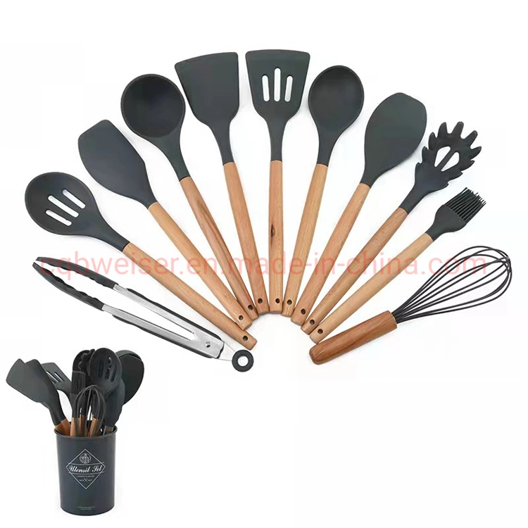 Silicone Kitchen Utensil Cooking Set High Temperature Resistant Set