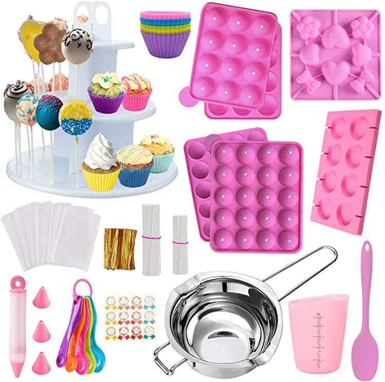 Silicone Lollipop Mold Set 3 Tier Cake Stand Cake Tools