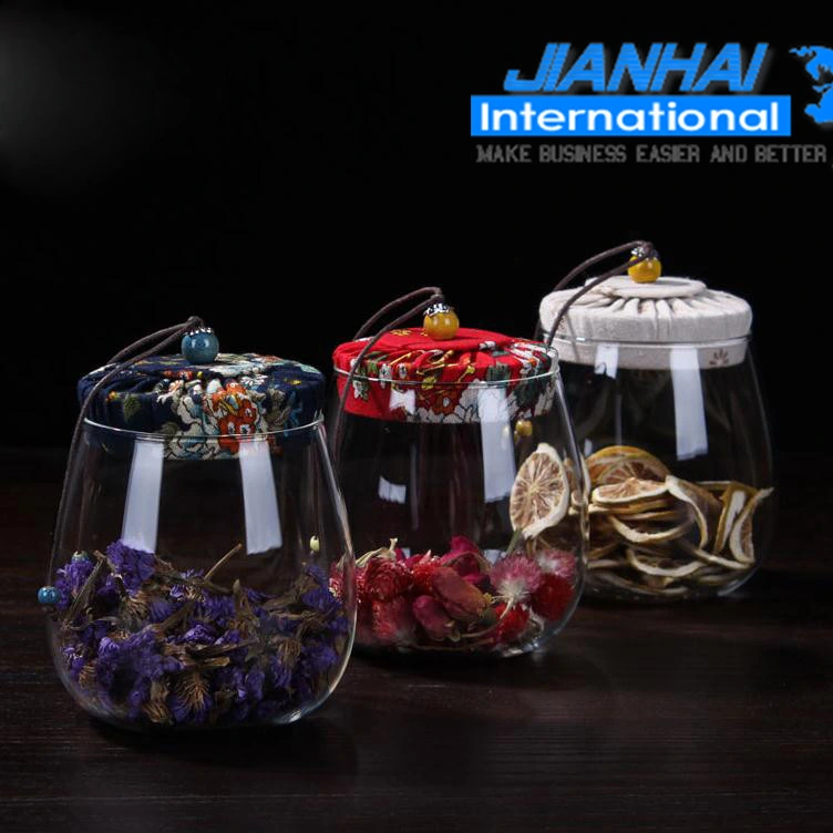 Creative Glass Jar Glass Bottle Container Food Storage