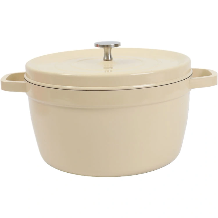 Factory Customized Various Color Set Wholesale Kitchen Enamel Cookwares Cooking Pot Cast Iron Cookware Casserole