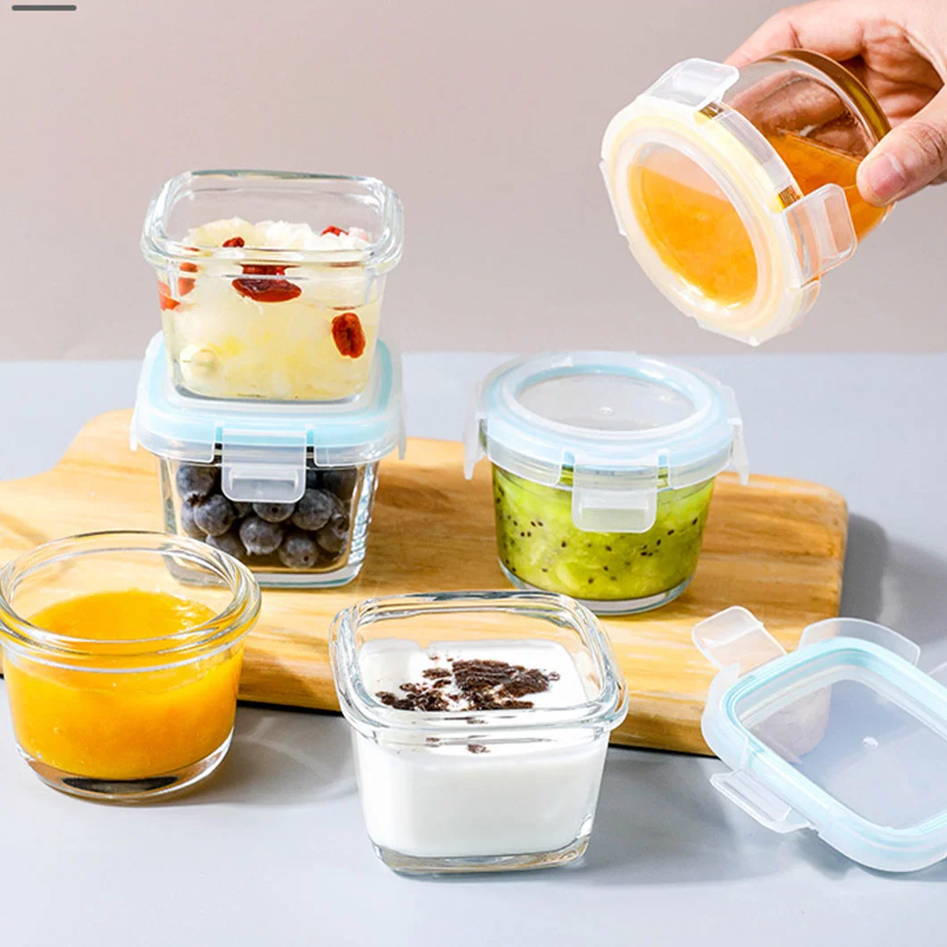 Baby Food Box Storage Steamed Eggs Frozen Crisper Small Lunch Box Mini Microwave Baby Food Bowl