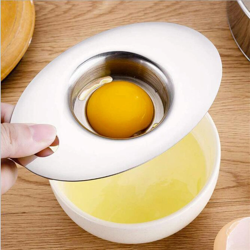 Premium Egg Separator, Stainless Steel Egg Yolk Separator Egg White Filter Egg Yolk and Egg White Divider Kitchen Cooking Baking Separator Tool Esg12302