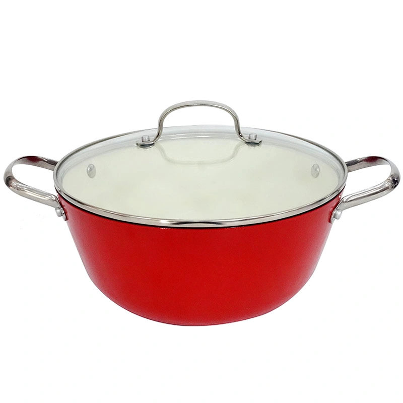Factory Enameled Cast Iron with Handle Oven and Dishwasher Safe Ideal for for Baking and Frying Lightweight Cast Iron Casserole