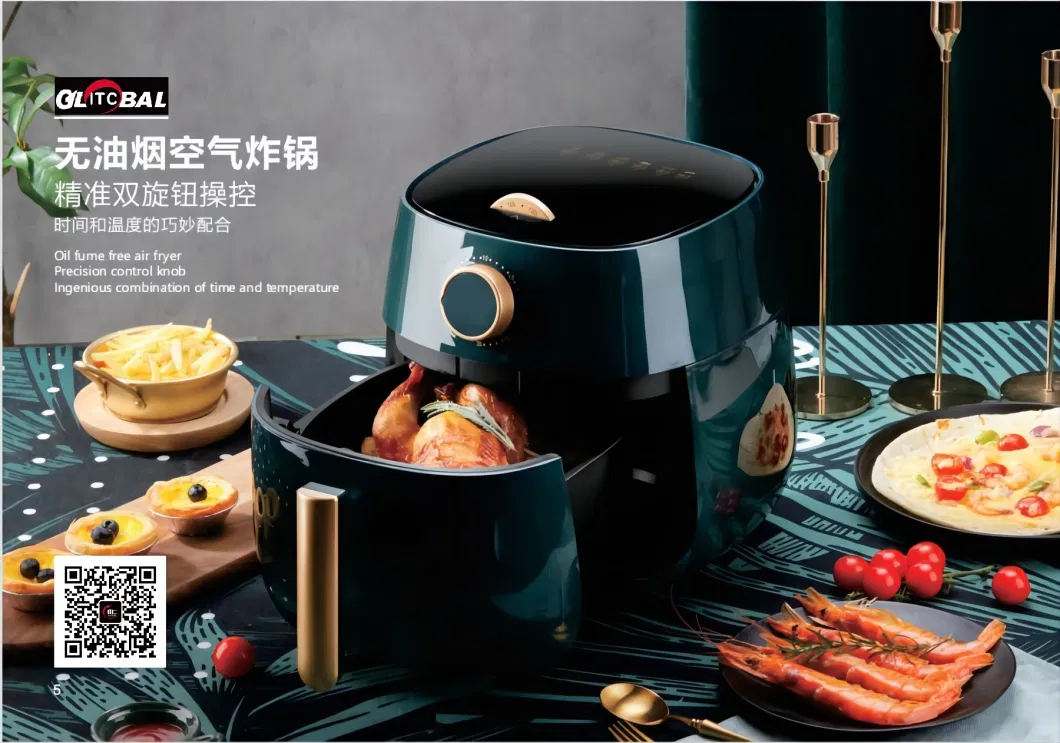 Super Efficient-1400W Professional-Household/Home Uses-Electric Kitchen Airfryer/Appliances/Machines-Power Tools