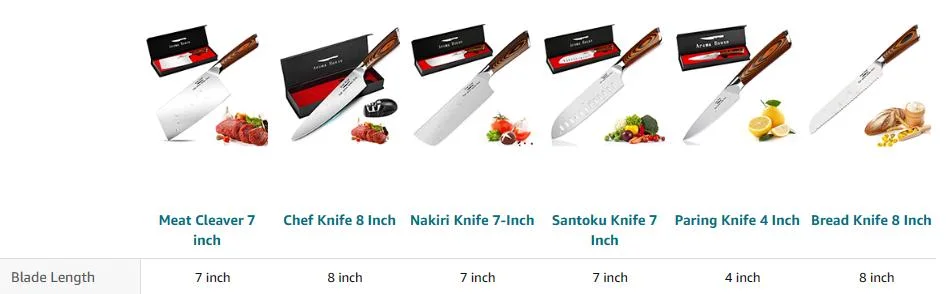 Ds-2410 Kitchenware Stainless Steel Kitchen Knife Butcher Knife Kitchen Cleaver, Cooking Tools
