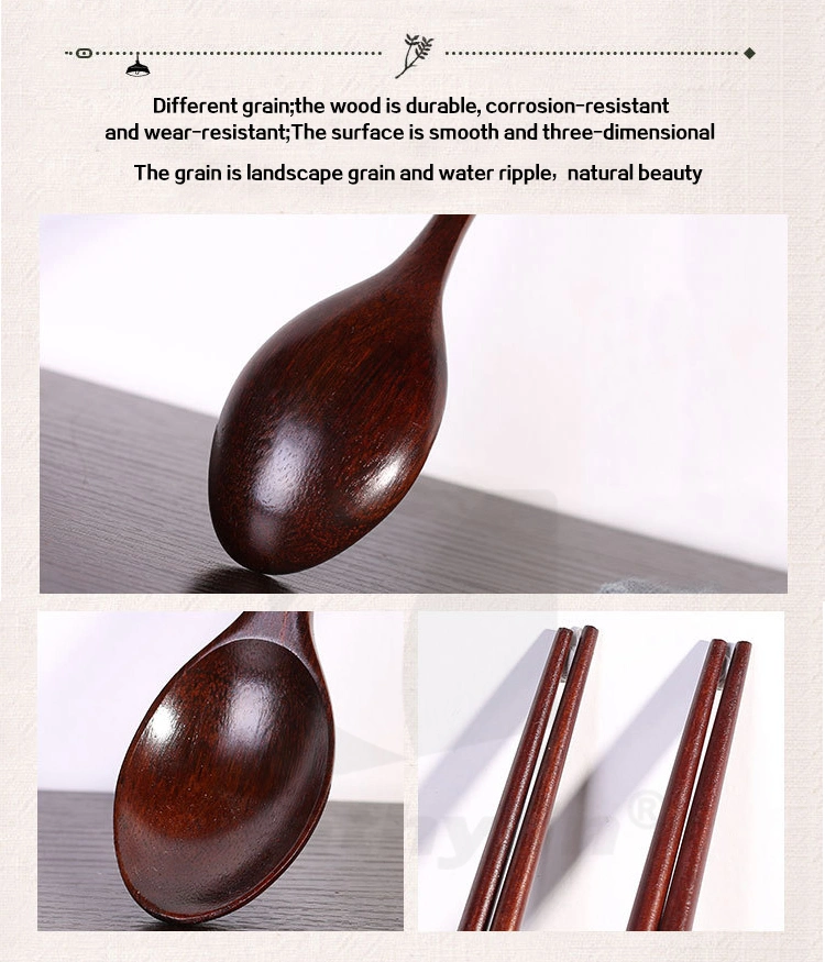 2019 Home Gift Wooden Bamboo Spoon Chopsticks Tableware