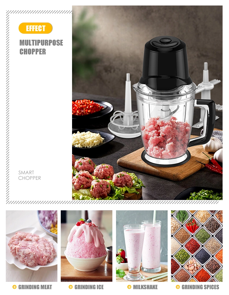 New Electric Kitchen Tool Food Processor Mixer Machine Garlic Peeler Vegetable Chopper