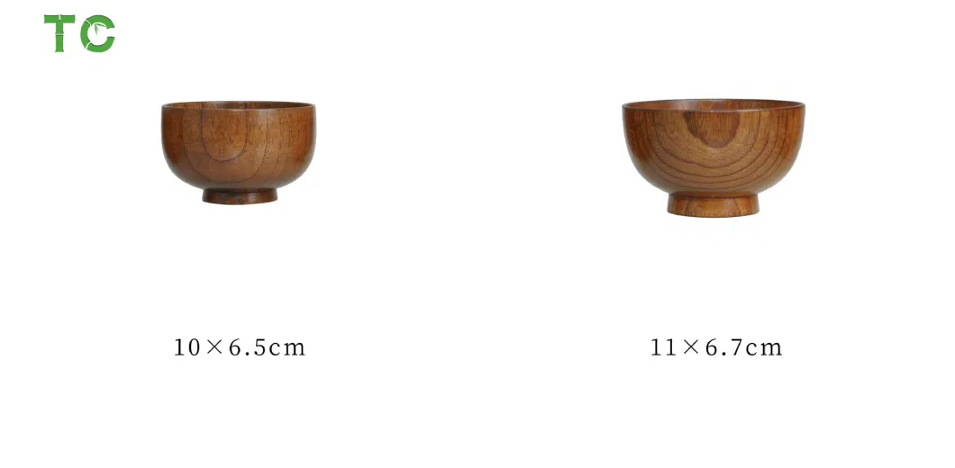 Wholesale Large Jujube Wooden Bowl Serving Bowl Wooden Tableware