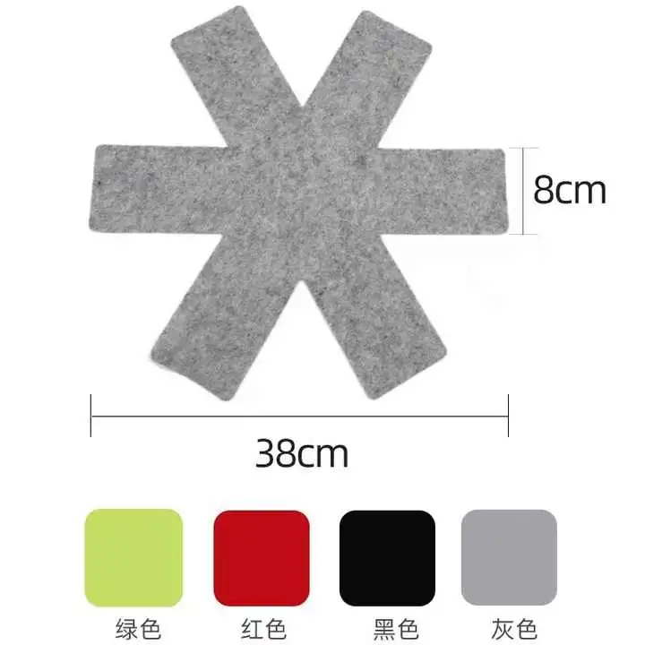 Wholesale Kitchen Hot Pan Mat Felt Polyester Pan Protector