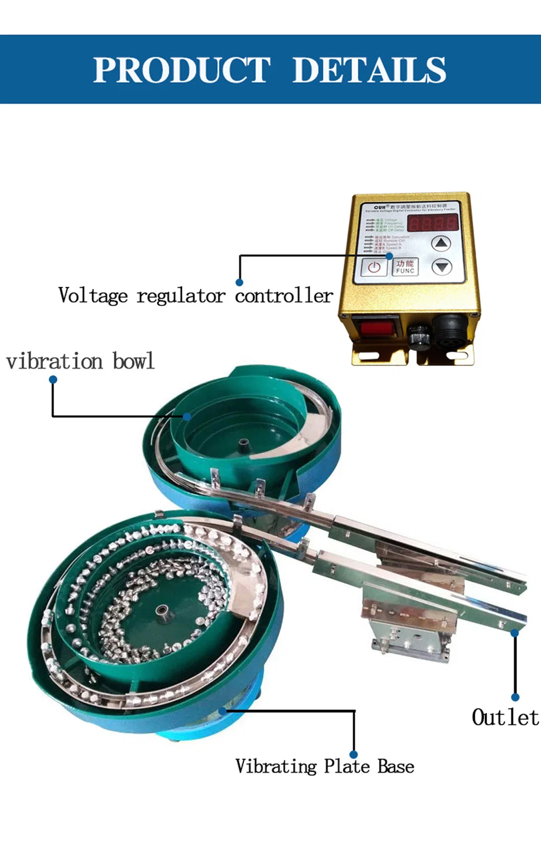 Feeder Vibration Feed Vibration Feed System Feederautomatic Feeding Machine Vibrating Bowl