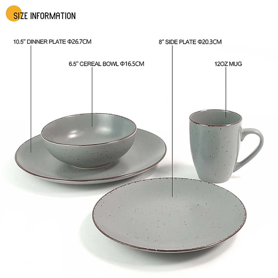New Design Dinnerware Plates and Bowl Tableware Sets Restaurant Hotel Home Crockery Dinner Set