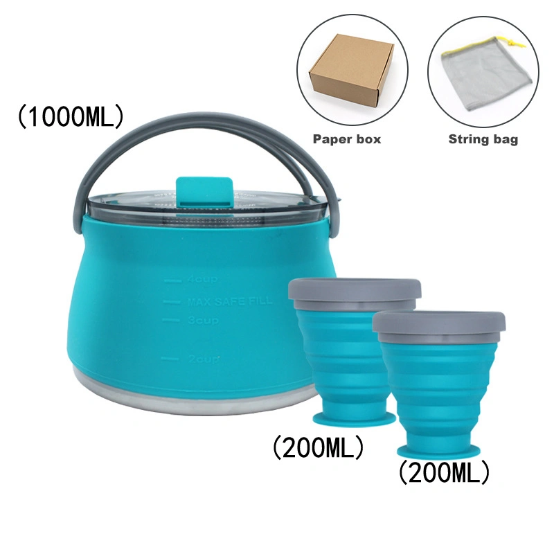 Outdoor Gas Stove Portable Camping Kettle Cookware Set Ci16077