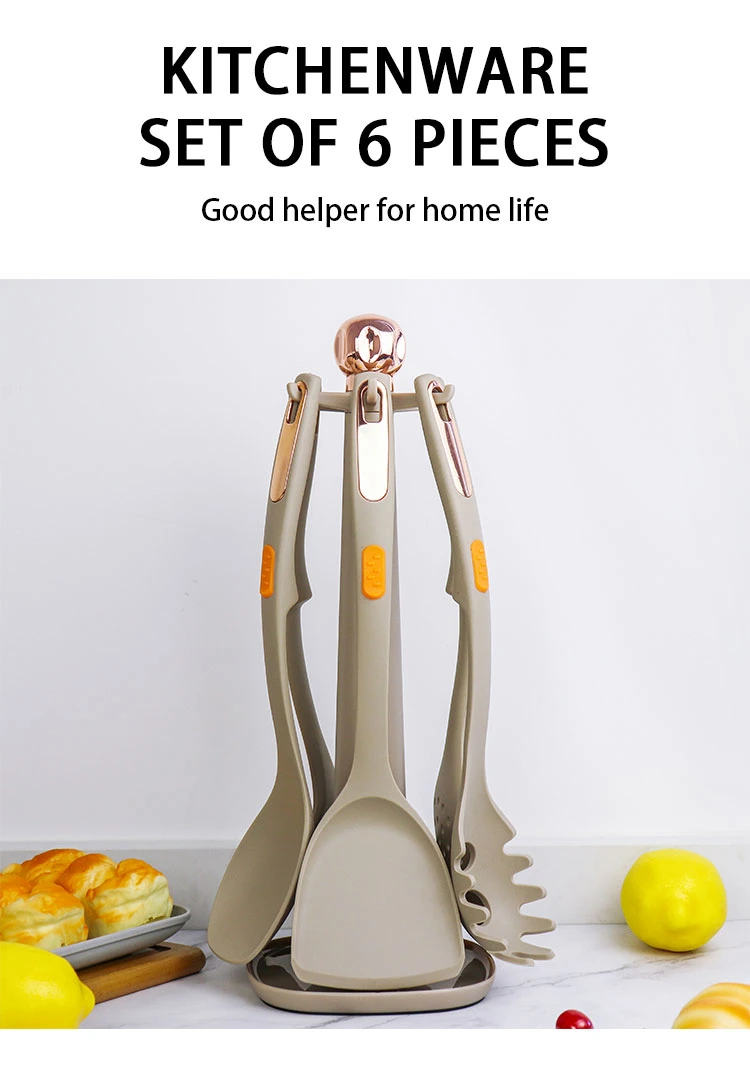 Silicone Kitchen Cooking Set for Nonstick Utensils