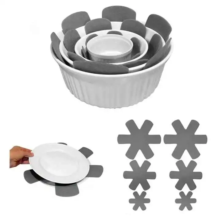 Pot and Pan Protectors for Stacking Cookware Pot Dividers and Pan Separators