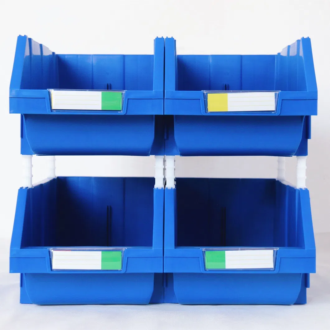 Heavy Duty Large Size Warehouse Spare Parts Industrial Stackable Plastic Storage Bins