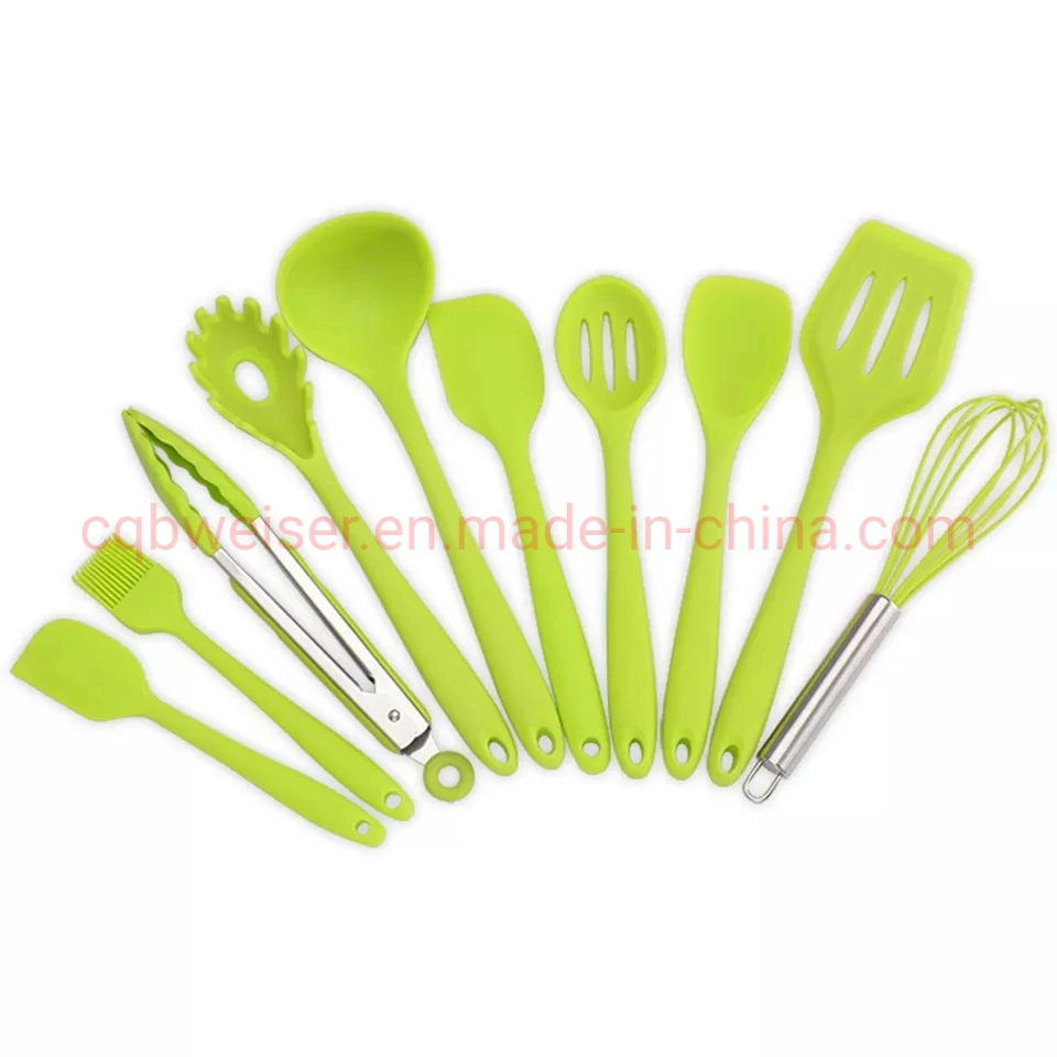 Color Boxed Amazon Wholesale Silicone Non-Stick Cookware Set Kitchen Tools