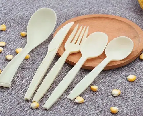 Disposable Cutlery Knives, Forks, Spoons Gold Birthday Party Tableware Set PS Plastic Rose Gold (Y-11)