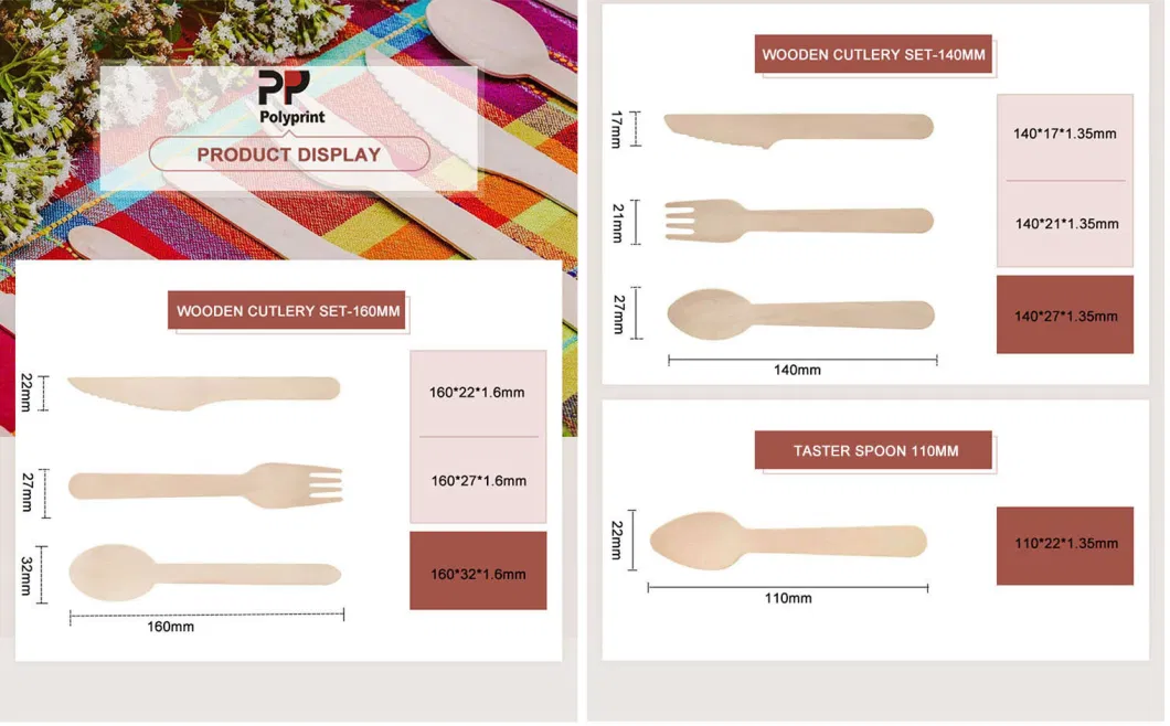 Fast Food Shop Disposable Tableware Set