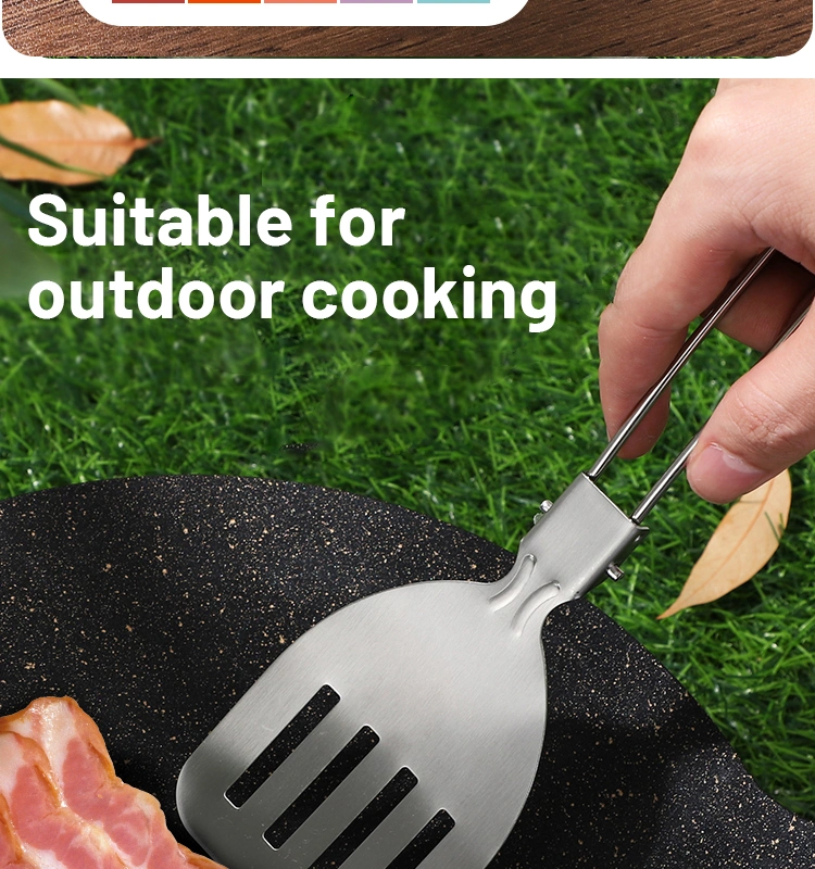 Outdoor Tools Bread Steak Cooking Stainless Steel Folding Spatula Fry Shovel