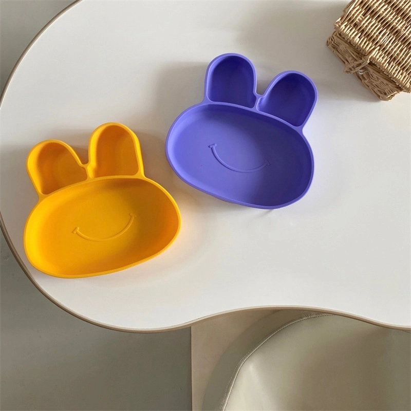 Wholesale Food Grade Silicone Dinner Plate Baby Dinnerware Set