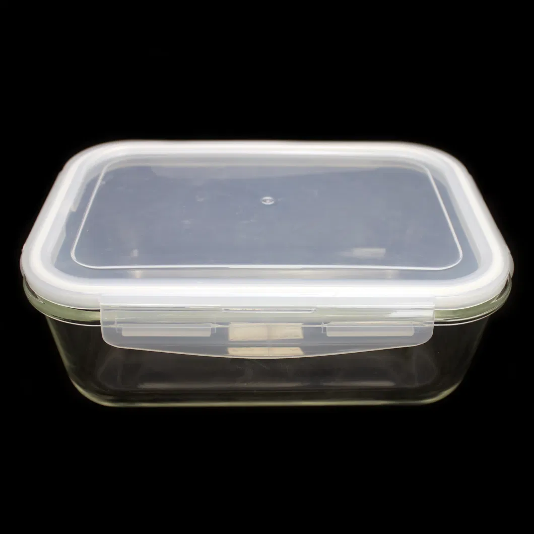 Borosilicate Microwave Oven Glass Bakeware with Plastic Cap