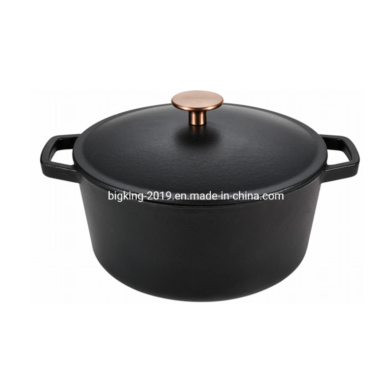 Wholesale Cast Iron Soup Pot Enameled Stock Pots Enamel Coating Cast Iron Cookware Casseroles