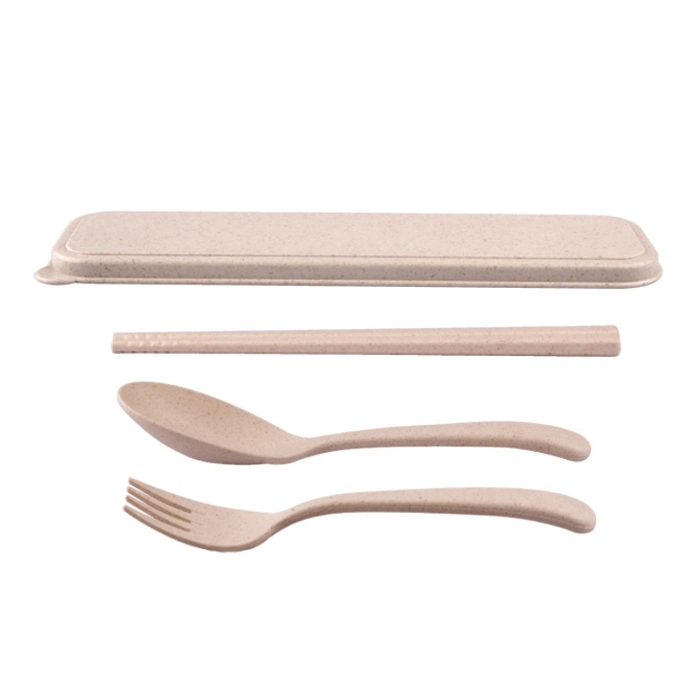 Biodegradable Straw Wheat Fiber Tableware Dinner Set