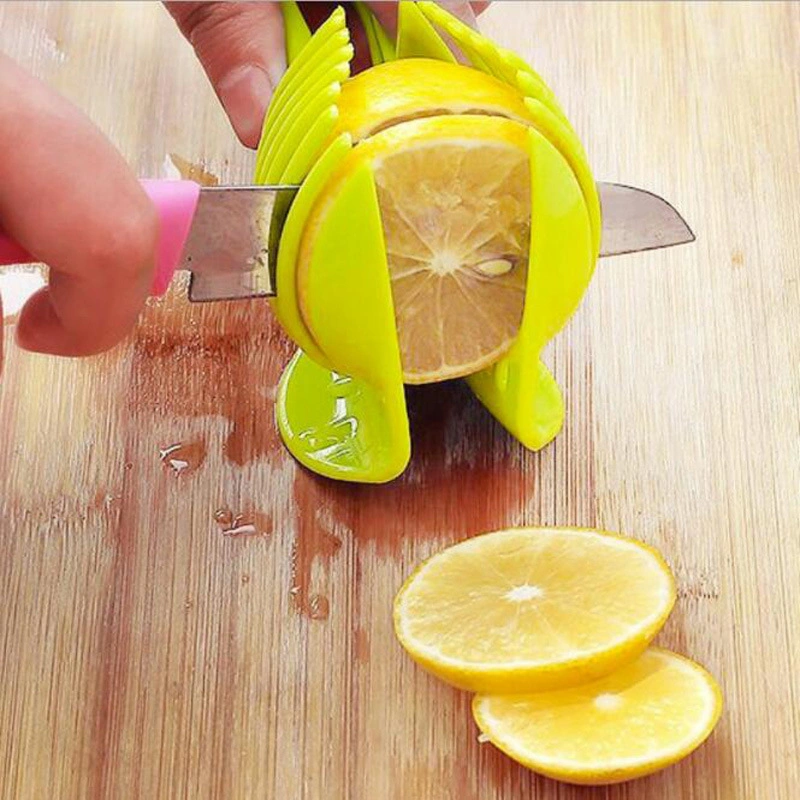 Vegetables Cutter Holder Creative Multipurpose Handheld Round Fruit Tongs Kitchen Tools Bl12262