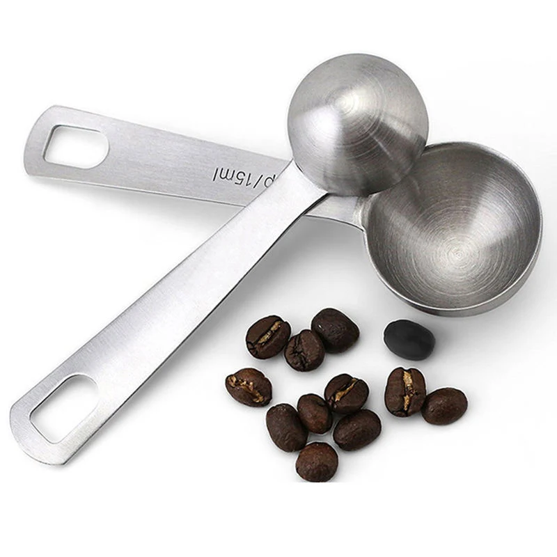 Kitchen Tools Six-Pieces Set Thickened 1.2mm Stainless Steel Measuring Scoop