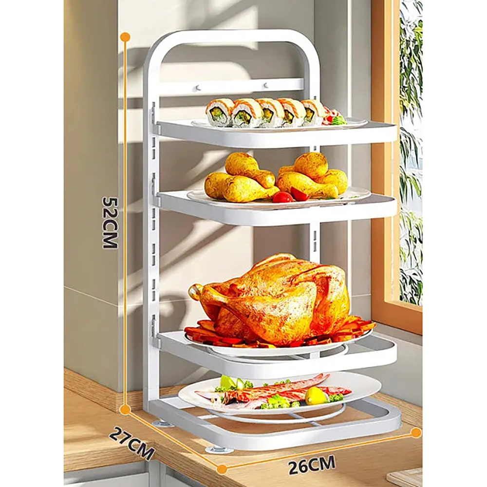 Adjustable Pot Rack Multi-Layer Pan Kitchen Organizer Storage Mi25477