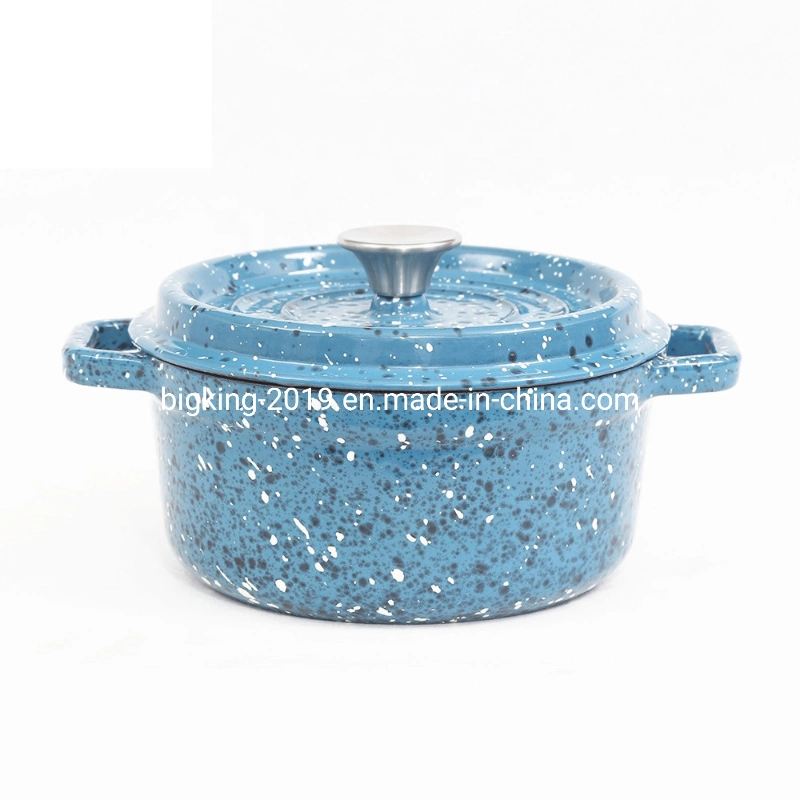 Enamel Cast Iron Cookware Round Casserole Cooking Pot