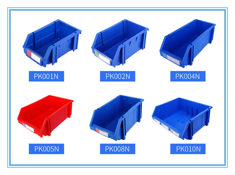 Cheap Price Quick-Pick Plastic Stackable Storage Bins for Warehouse Tool Parts Storage