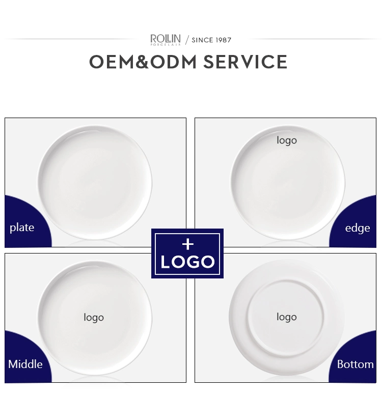 High Fashion Wholesale Dinner Plates Customized Plate Color Glazed Restaurant Crockery Plates Tableware for Hotel Restaurant