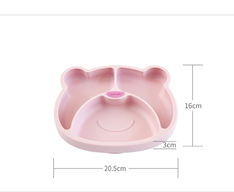 Wholesale FDA Silicone Baby Bowl Tableware Set Feeding Dinnerware