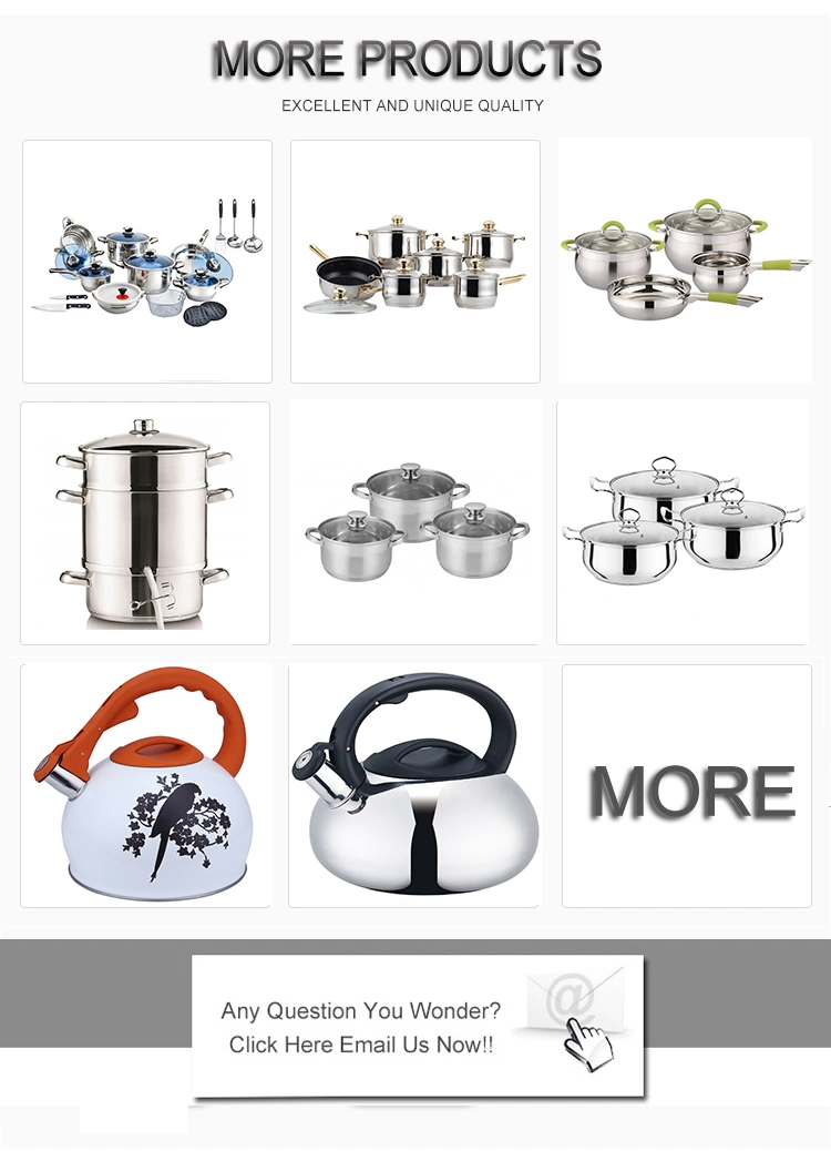 Bakelite Handle Stainless Steel Pot Sets Cookware
