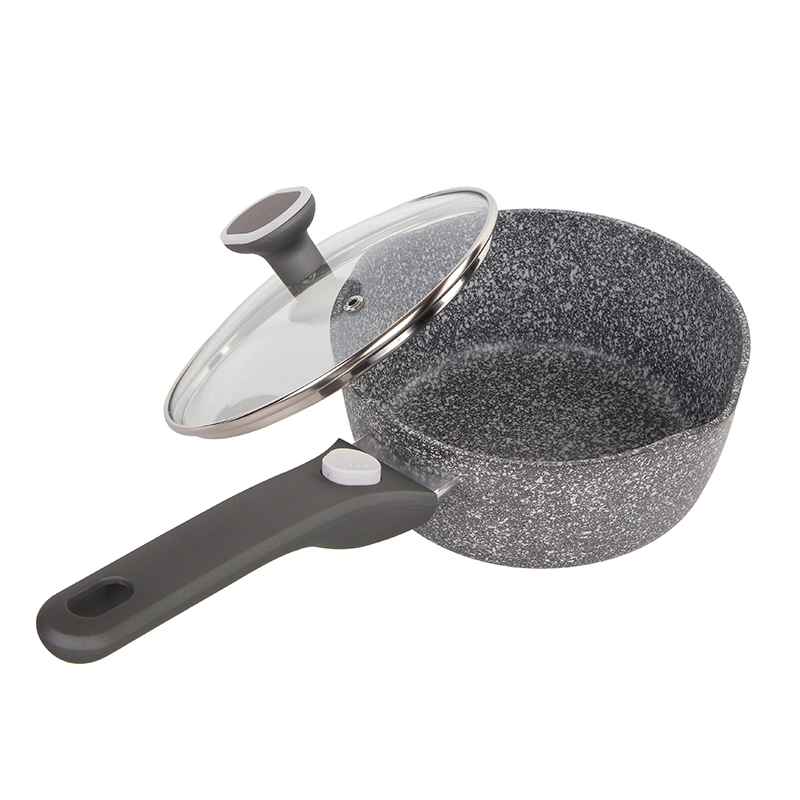 Nonstick Fogred Aluminum Cooking Pots Granite Stone Cookware with Detachable Handle