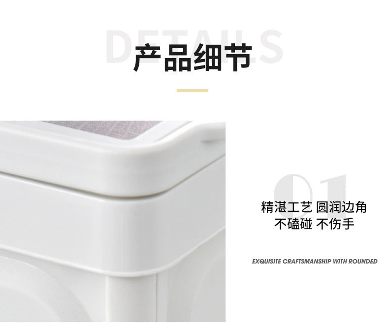 Small White: Compact Outdoor Camping Storage Box, Portable Picnic Folding Bin with Wood Lid (White)