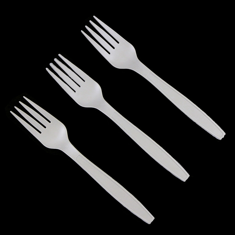 Biodegradable Tableware 6 Inch Cpla Disposable Knife and Fork Cutlery Set