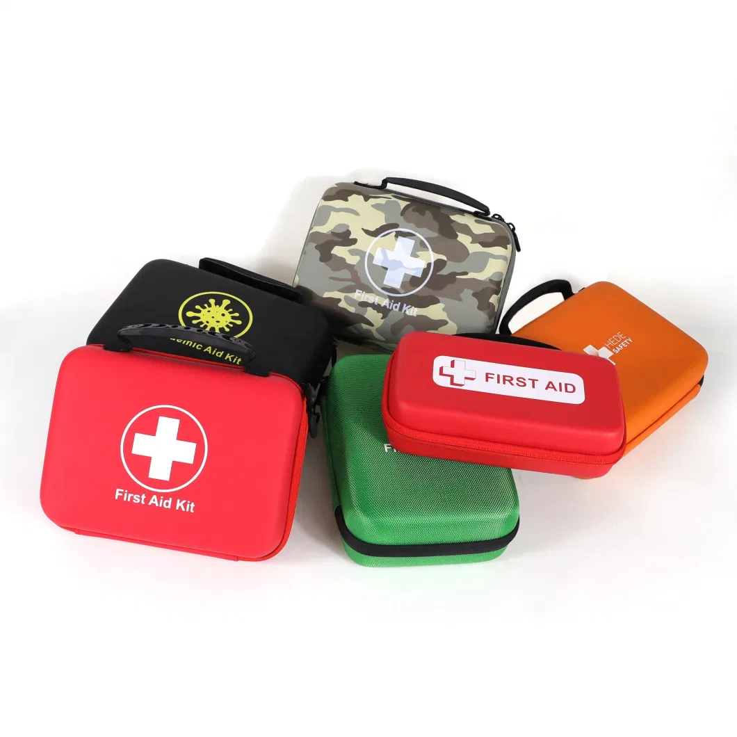 Waterproof Portable Essential Injuries EVA First Aid Medical Emergency Equipment Kit for Car Kitchen Camping Travel Sports