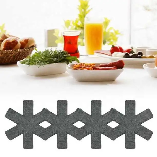 Hot Selling Kitchen Dining Waterproof Felt Table Mats