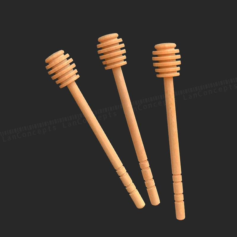 Wood Honey Stick Honey Stir Bar Kitchen Tools Manufacturer Wooden Dipper 10.5cm 11.5cm 15cm 16cm