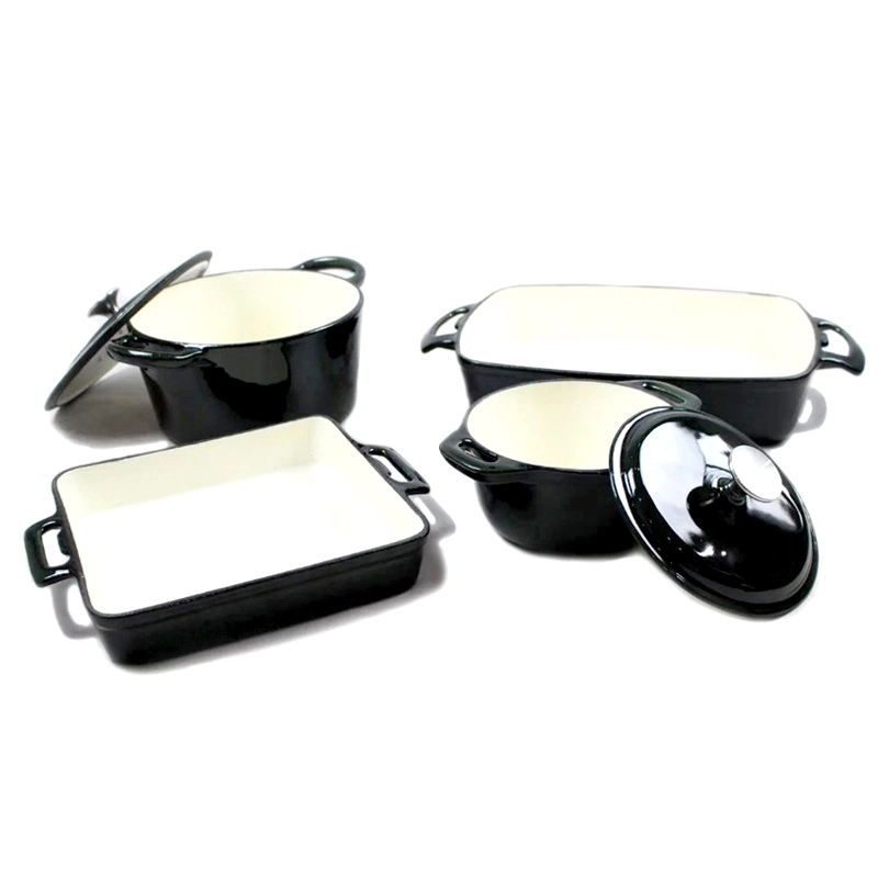 Cast Iron Dutch Oven Set Sauce Pan Set Cooware Sets Bakeware Sets