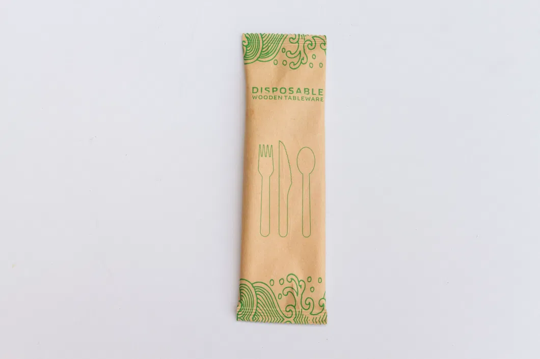 Disposable Wooden Tableware That Has Been Sterilized by High Temperature