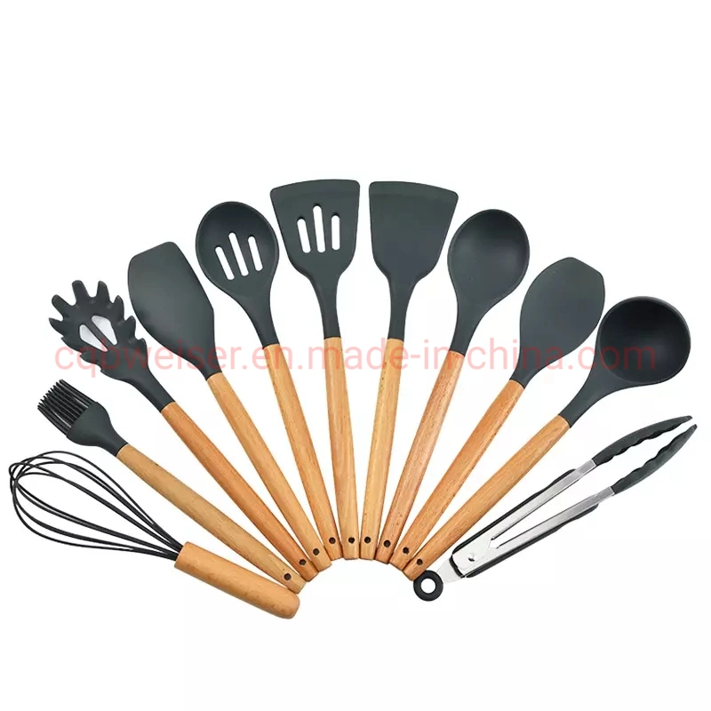 Silicone Kitchen Utensil Cooking Set High Temperature Resistant Set