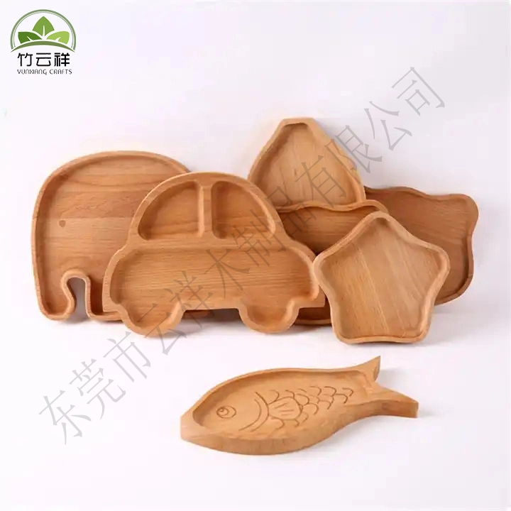 Shaped Style Durable and Beautiful Reusable Wooden Eco-Friendly Tableware