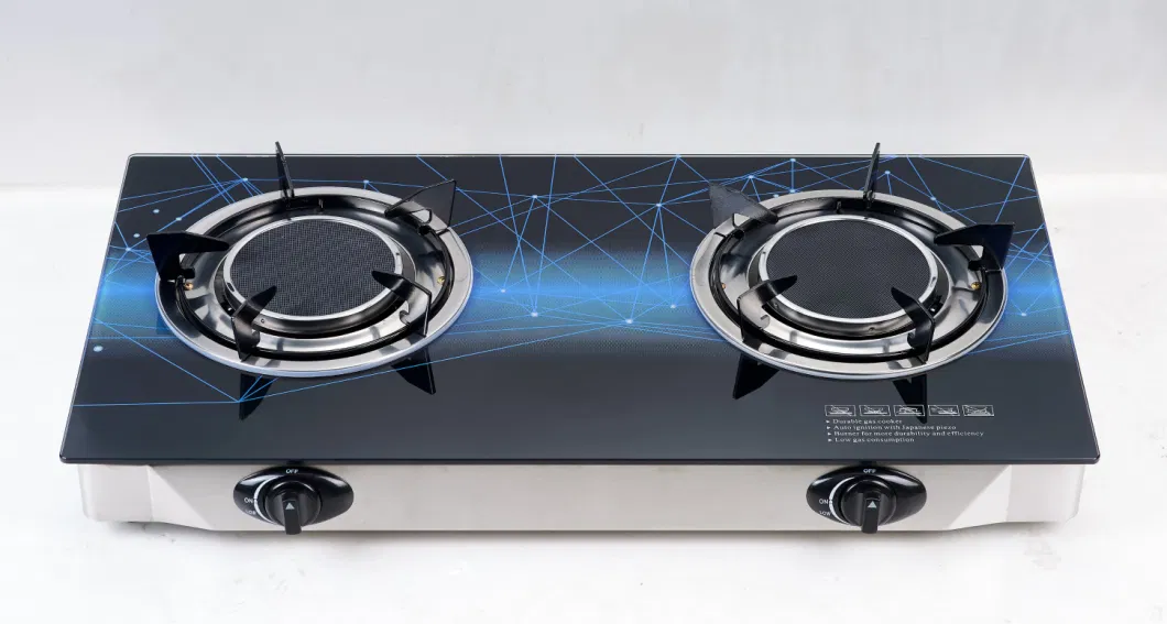 Tanzania Popular Model Infrared Burner Low Consumption Tempered Glass Cooktop Gas Cooker
