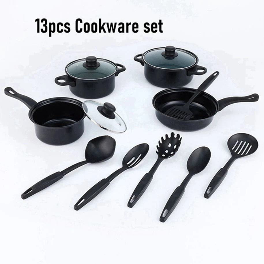 13 Piece to Stainless Steel Nonstick Cookware