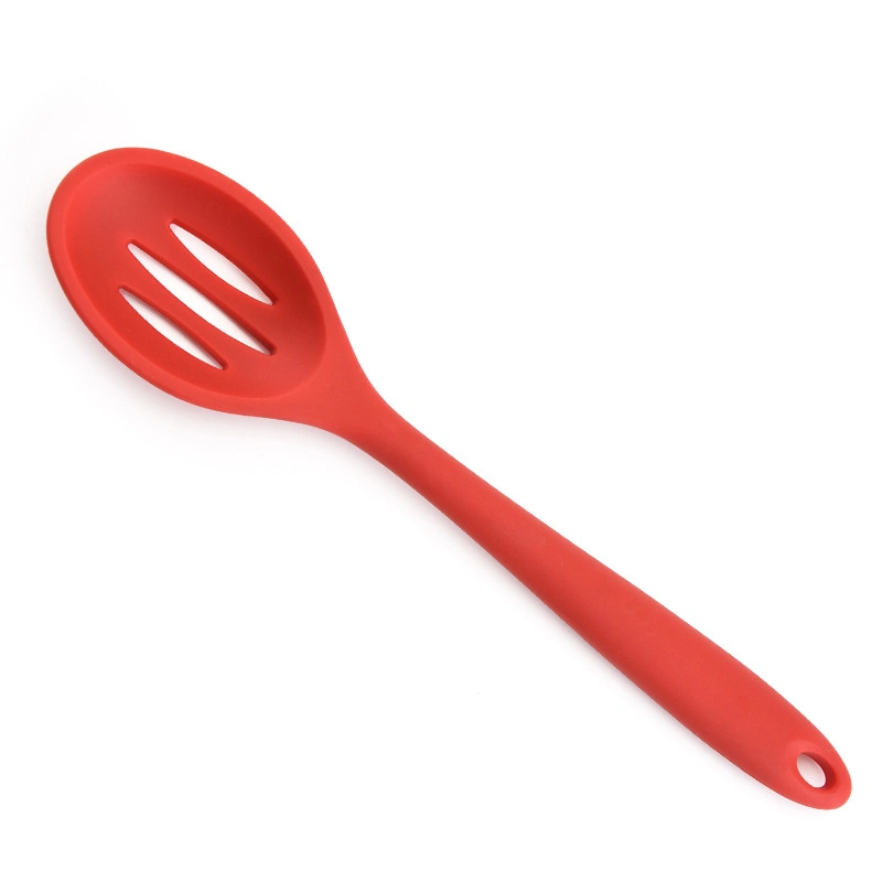 Non-Stick Silicone Slotted Serving Mixing Spoon Heat Resistant Baking Tools
